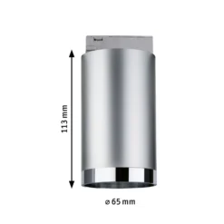 Paulmann URail Spot Tube cromo mate