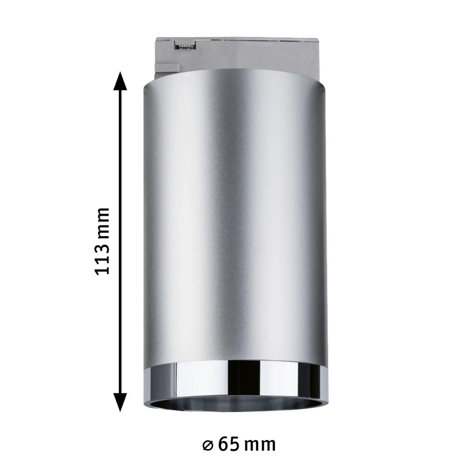 Paulmann URail Spot Tube cromo mate