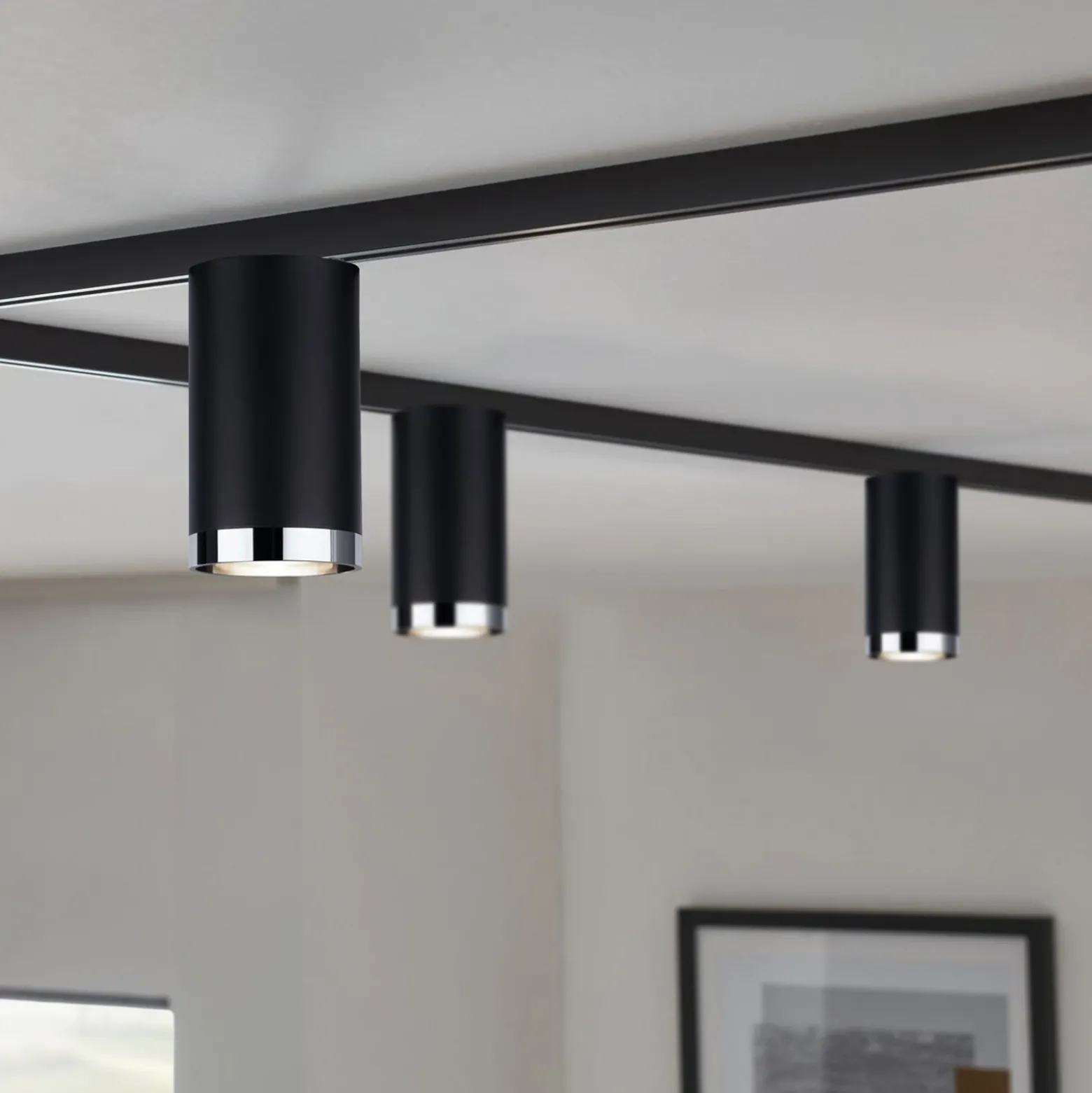 Paulmann URail Spot Tube negro mate