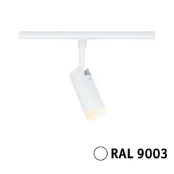 Paulmann URail-Spot Tubo blanco mate, CCT, no atenuable
