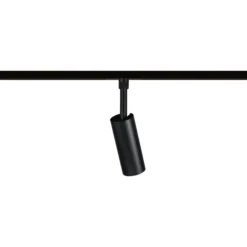 Paulmann URail-Spot Tubo, negro mate, regulador atenuable de 3 niveles, CCT