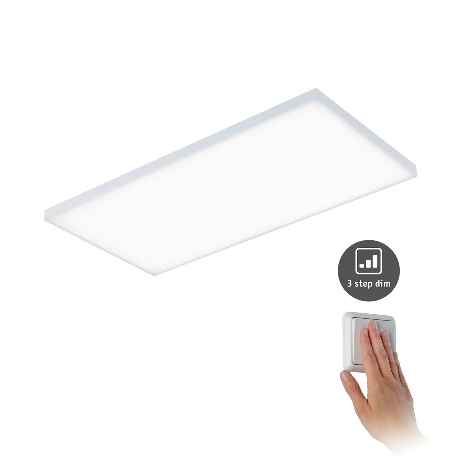 Paulmann Velora panel LED 3-step-dim, 59,5x29,5 cm