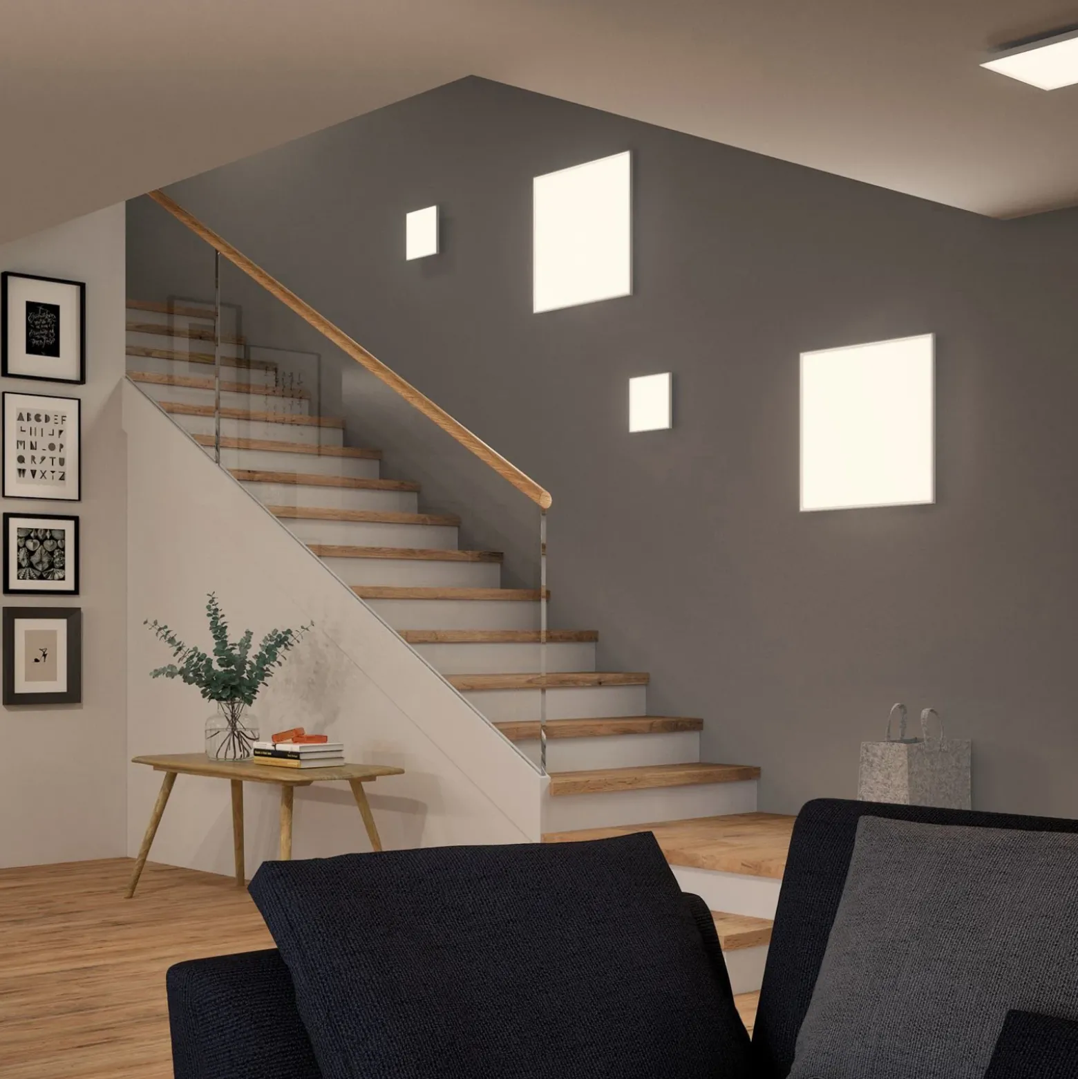Paulmann Velora panel LED 3-step-dim, 22,5x22,5 cm