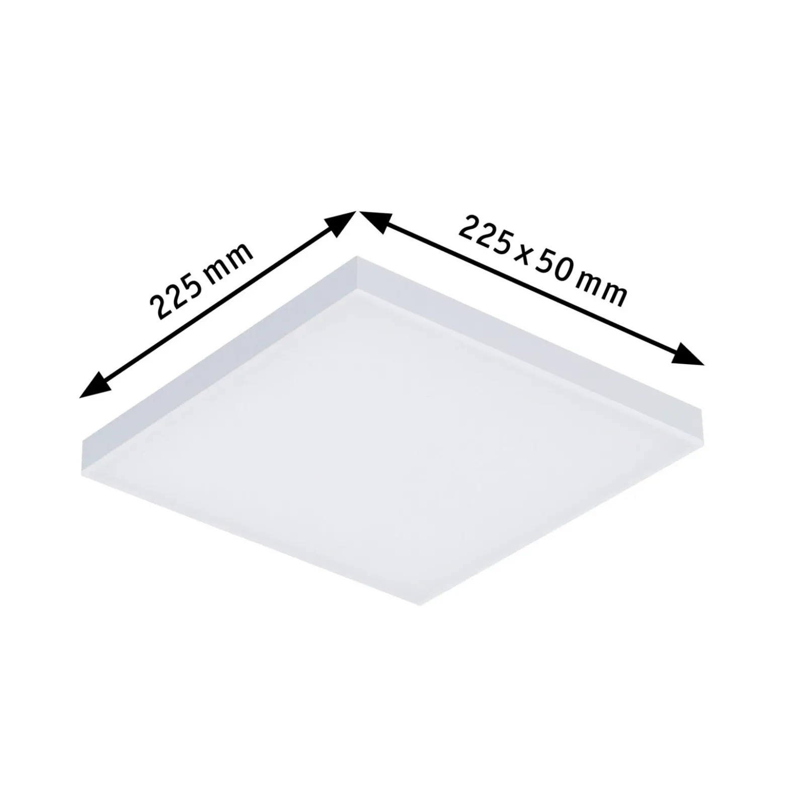 Paulmann Velora panel LED 3-step-dim, 22,5x22,5 cm