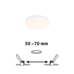 Paulmann Veluna Edge IP44 3.000K atenuador Ø 9cm
