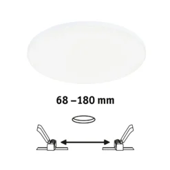Paulmann Veluna Edge IP44 4.000K atenuador Ø 20cm