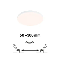 Paulmann Veluna Edge LED empotrable IP44 3.000K Ø 12cm