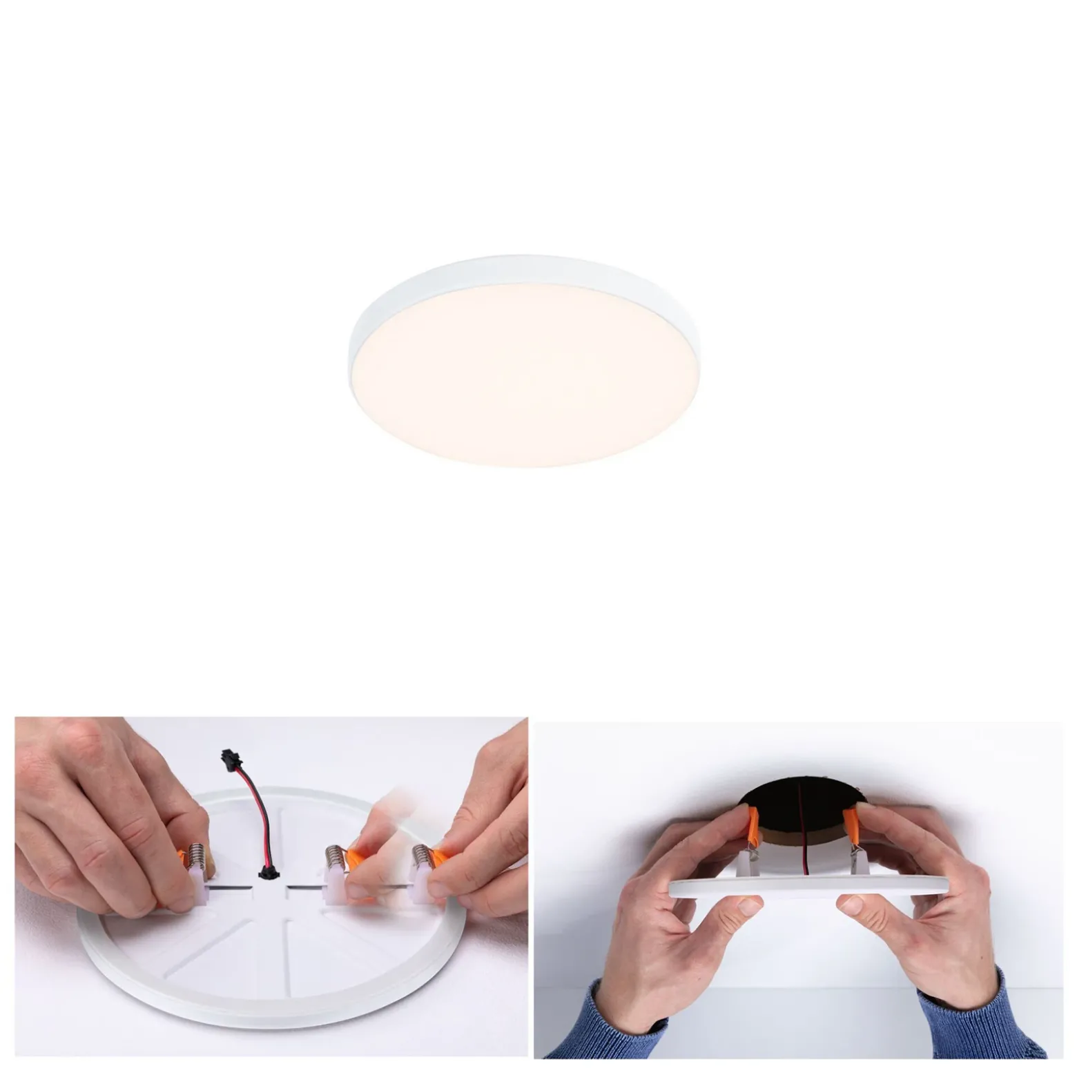 Paulmann Veluna Edge LED empotrable IP44 3.000K Ø 9cm