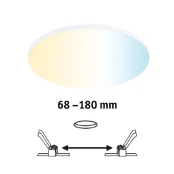 Paulmann Veluna Edge ZigBee CCT redondo Ø 20cm