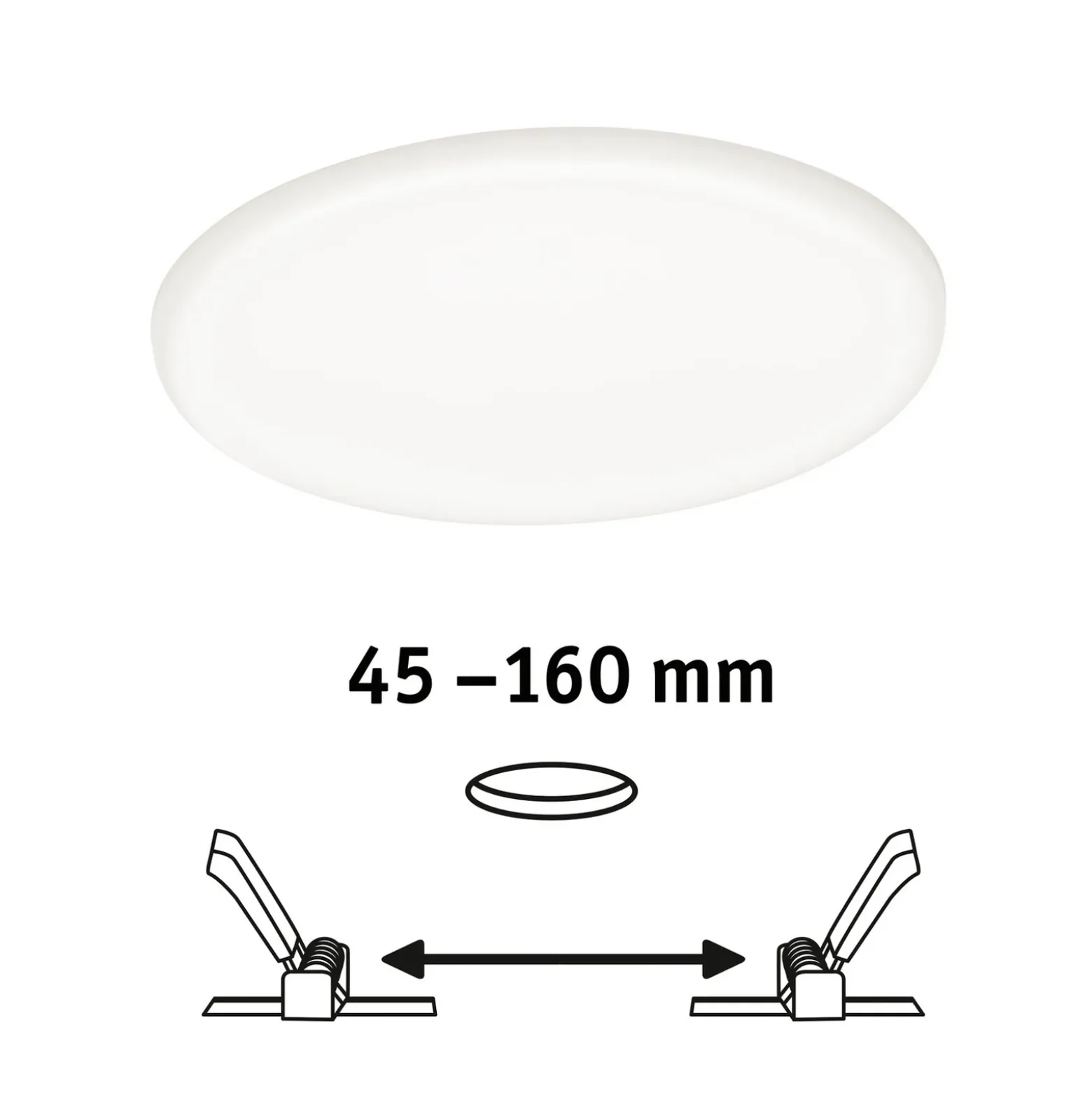 Paulmann Veluna empotrada LED 4.000K Ø 18,5cm