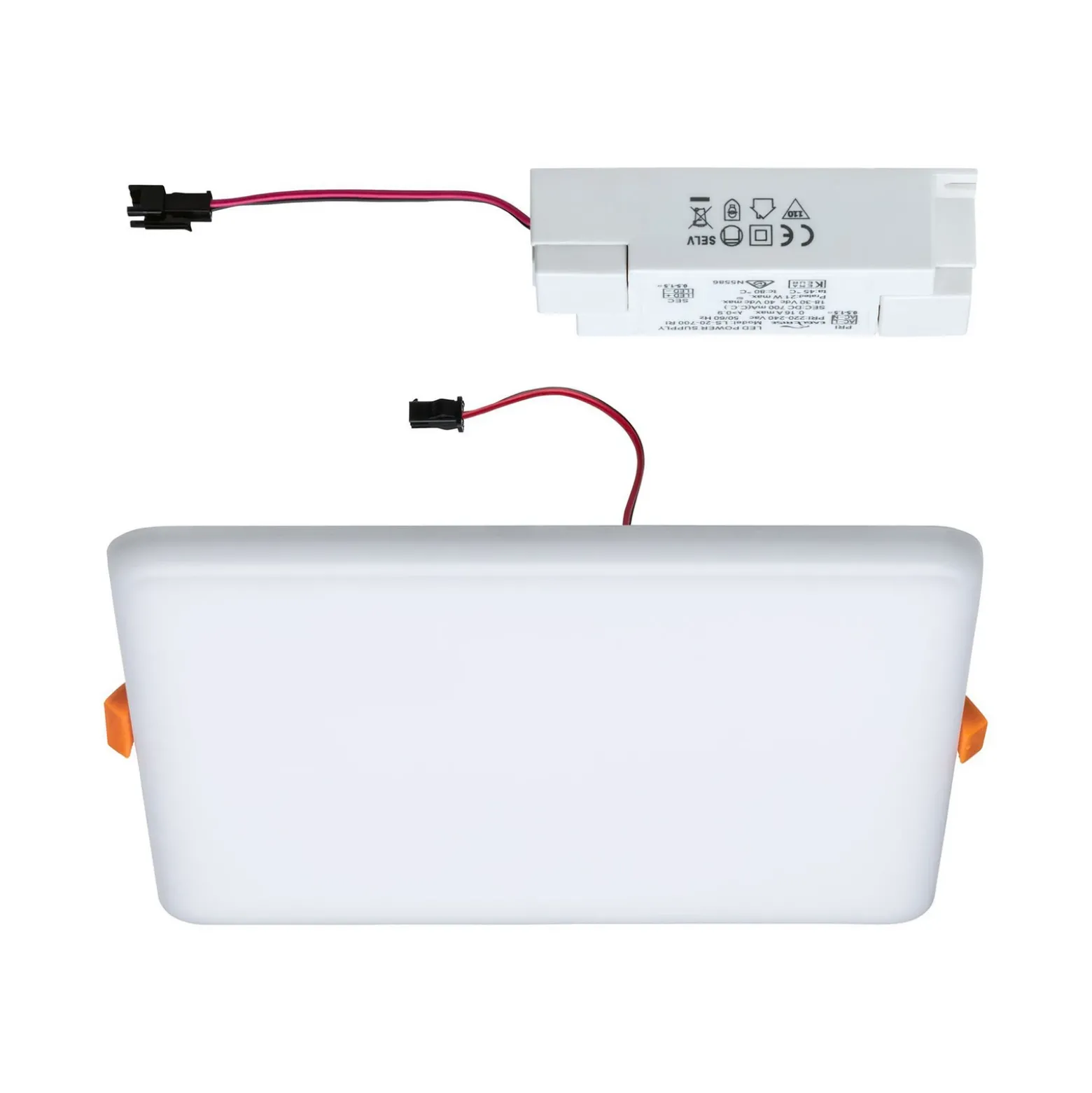 Paulmann Veluna empotrada LED 4.000K 18,5x18,5