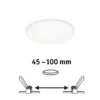 Paulmann Veluna empotrada LED 4.000K Ø 12,5cm