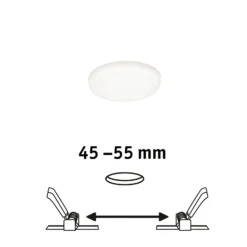 Paulmann Veluna empotrada LED 4.000K Ø 7,5cm