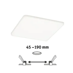 Paulmann Veluna empotrada LED 4.000K 18,5x18,5