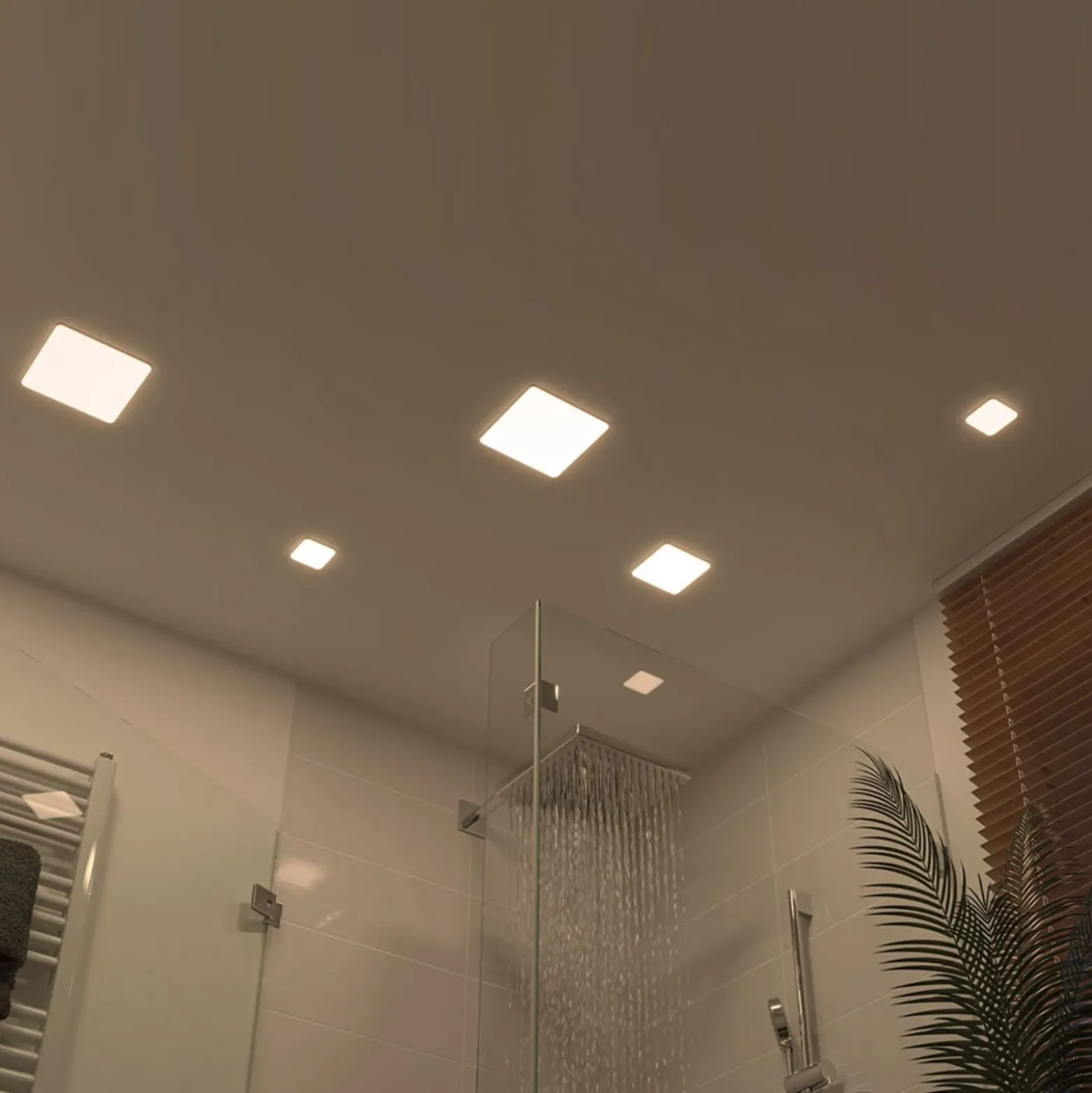 Paulmann Veluna empotrada LED 4.000K 7,5x7,5