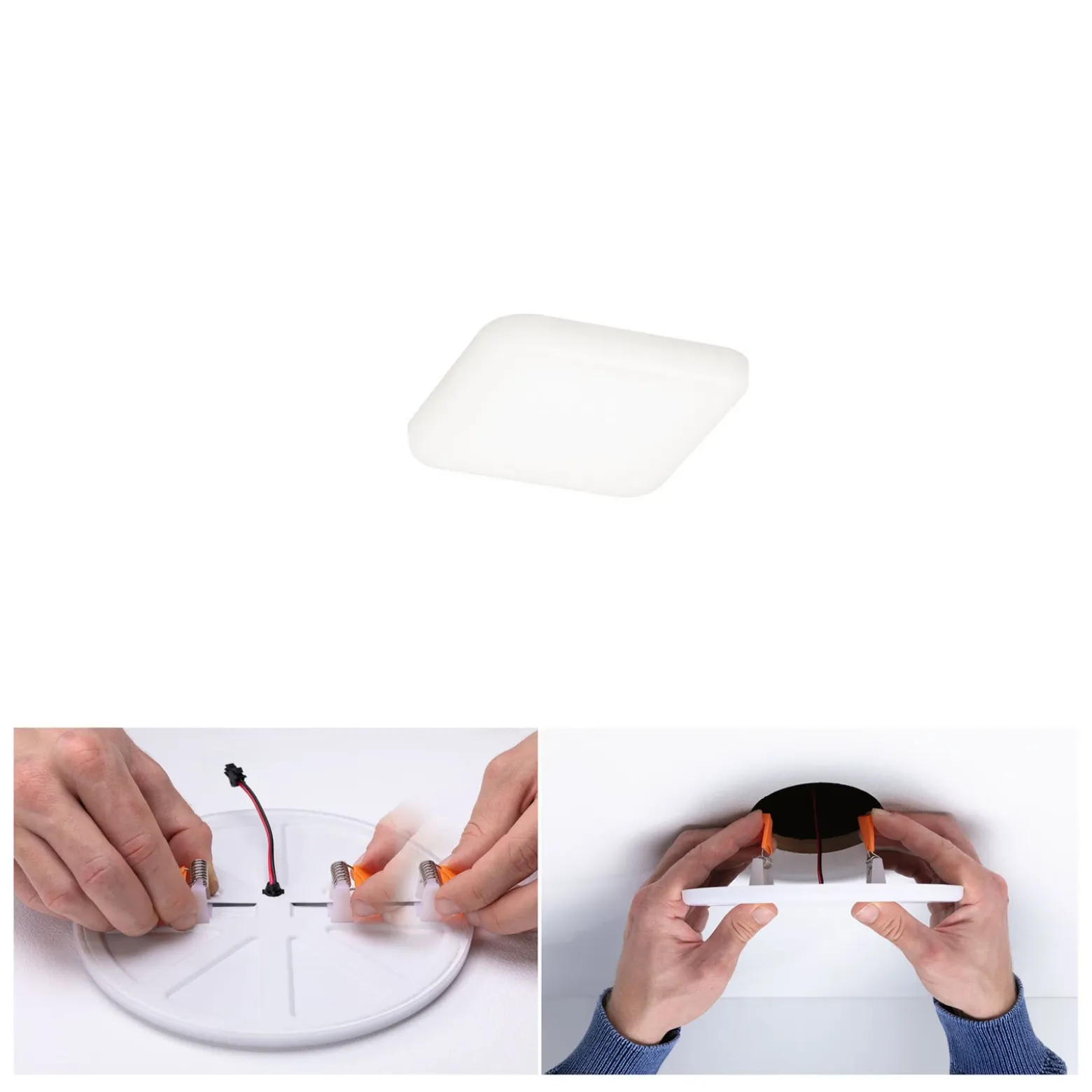 Paulmann Veluna empotrada LED 4.000K 7,5x7,5