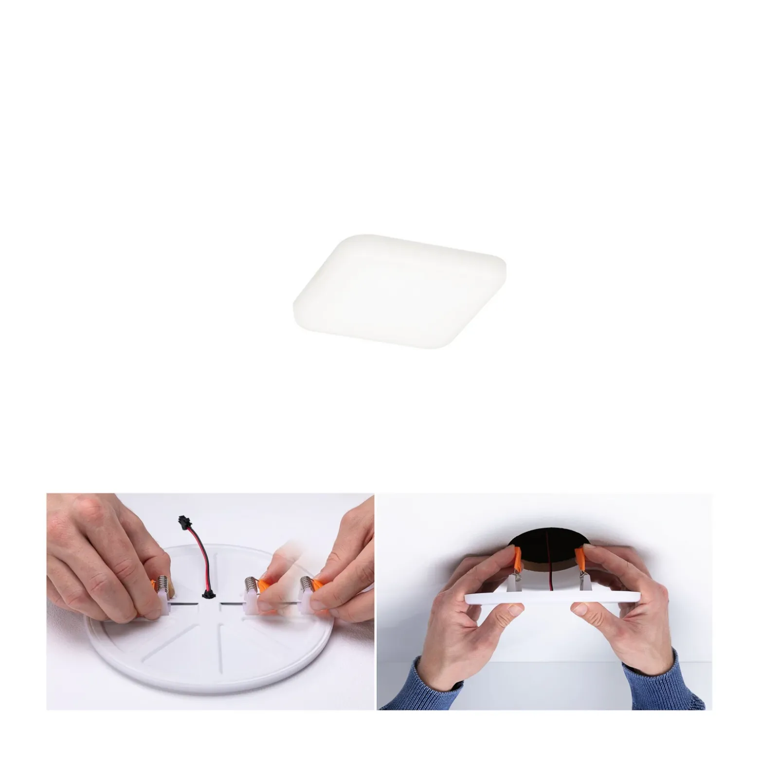 Paulmann Veluna empotrada LED 4.000K 7,5x7,5