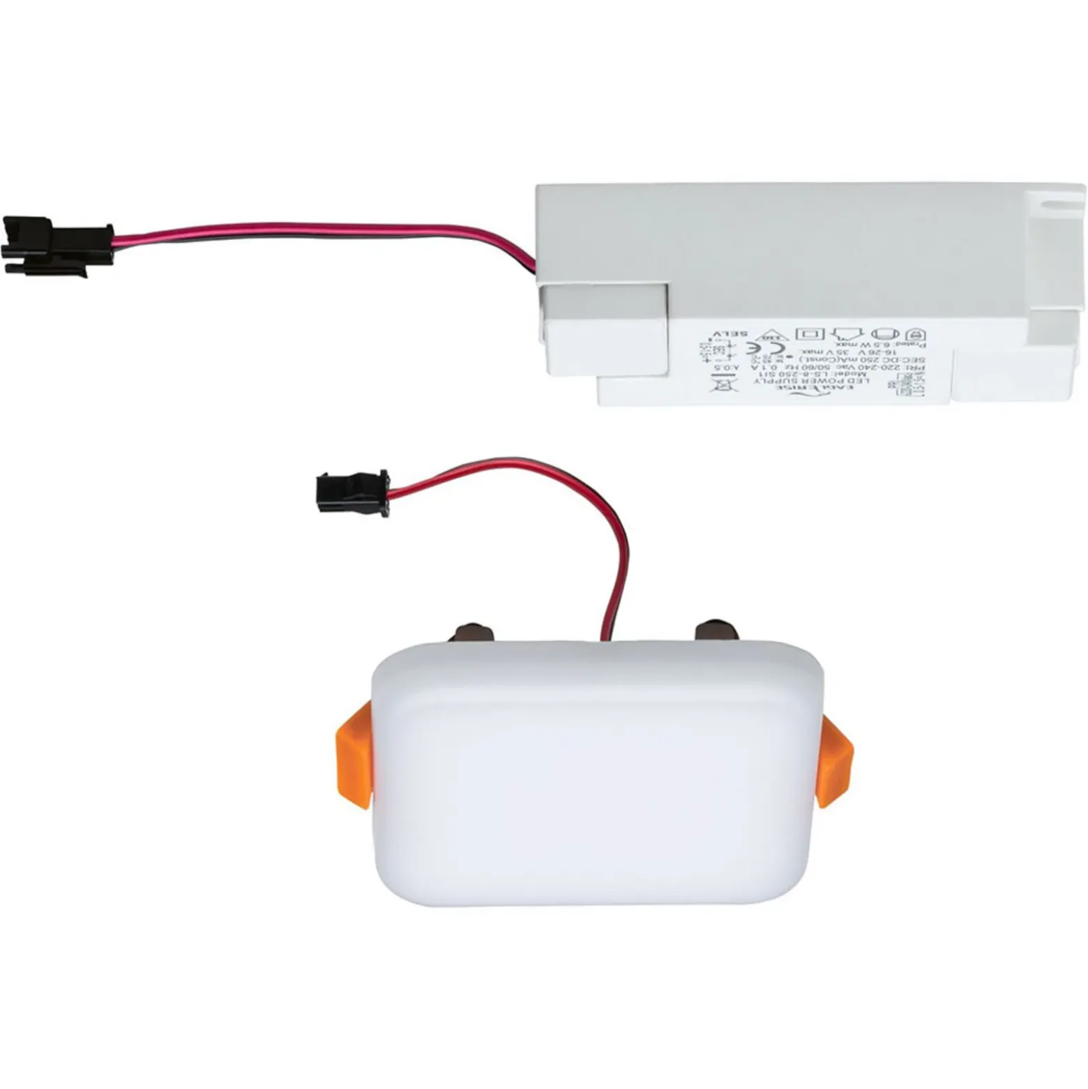 Paulmann Veluna empotrada LED 4.000K 7,5x7,5