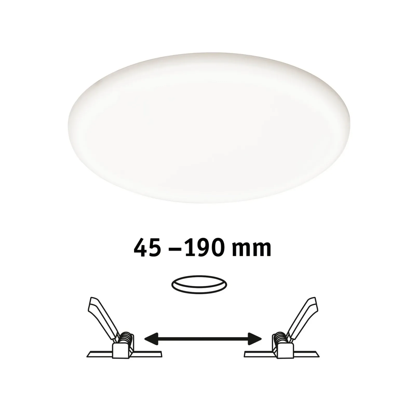 Paulmann Veluna empotrada 3Stepdim 840 Ø 21,5cm