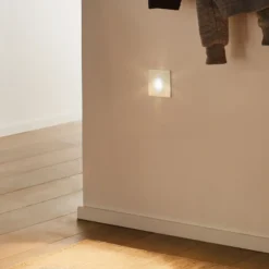 Paulmann Wall empotrada con sensor, blanco angular
