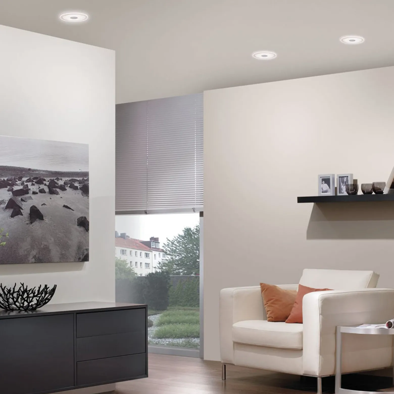 Paulmann Whirl empotrada LED 4,9W 3 ud redondo