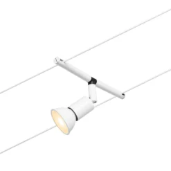 Paulmann Wire Salt sobre cable, 5 luces 5m blanco