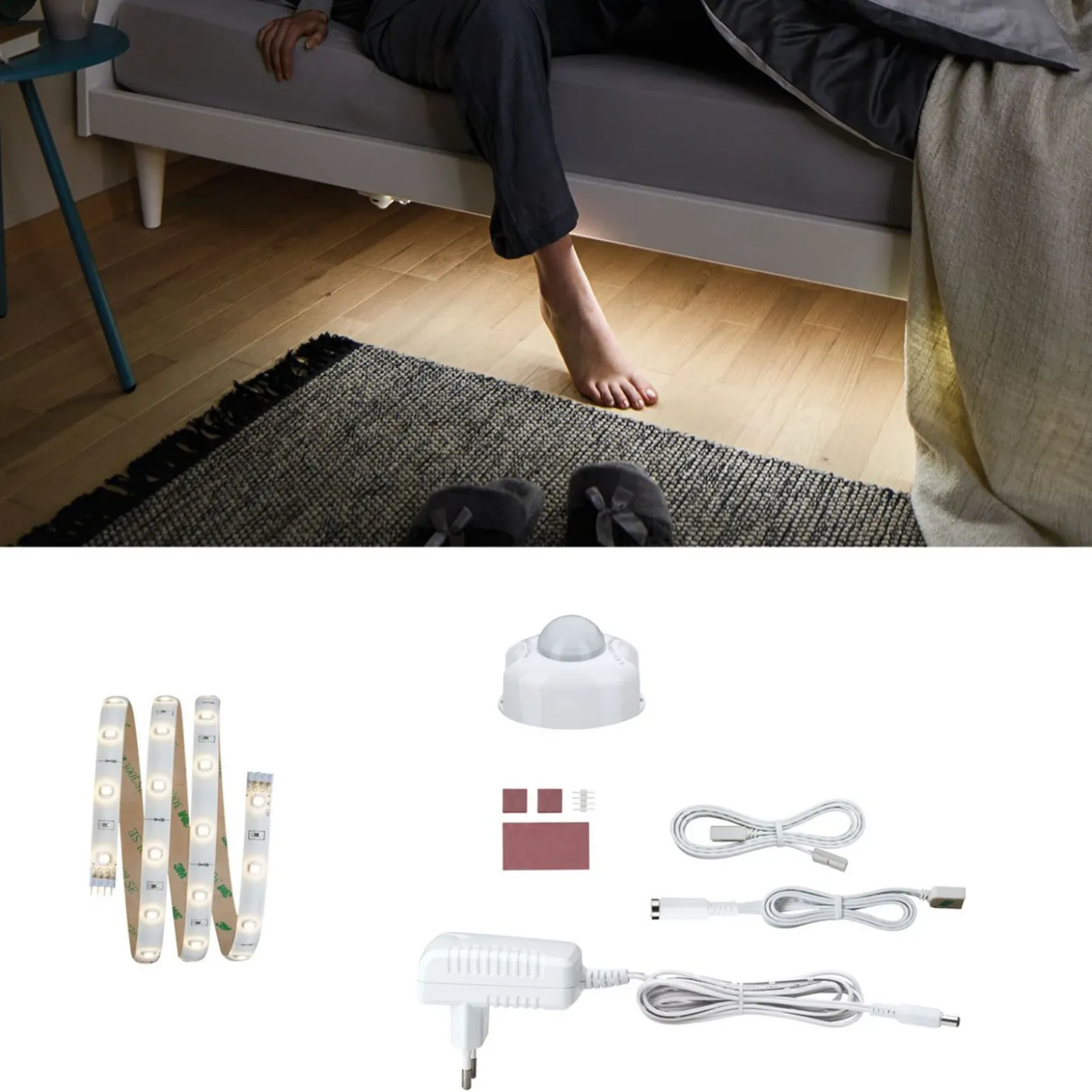 Paulmann YourLED Night Set 3W con sensor, blanco
