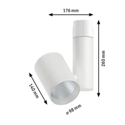 Paulmann Zeuz URail Spot 4.000K 15° blanco mate