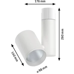 Paulmann Zeuz URail Spot 4.000K 15° blanco mate