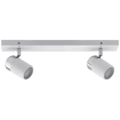 Paulmann Zyli foco de techo blanco/cromo 2 luces