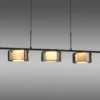 Paul Neuhaus lámpara colgante LED Rika, 119 cm, cristal, atenuable