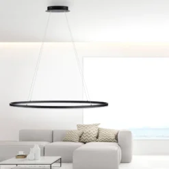 Paul Neuhaus lámpara colgante LED Titus, 118x56cm, CCT, atenuable