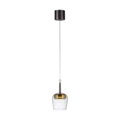 Paul Neuhaus Lámpara colgante SMART+ Q-Kon dorada Ø 21 cm