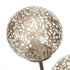 Paul Neuhaus Lámpara de mesa Greta, óxido/oro, metal, 2 luces, G9