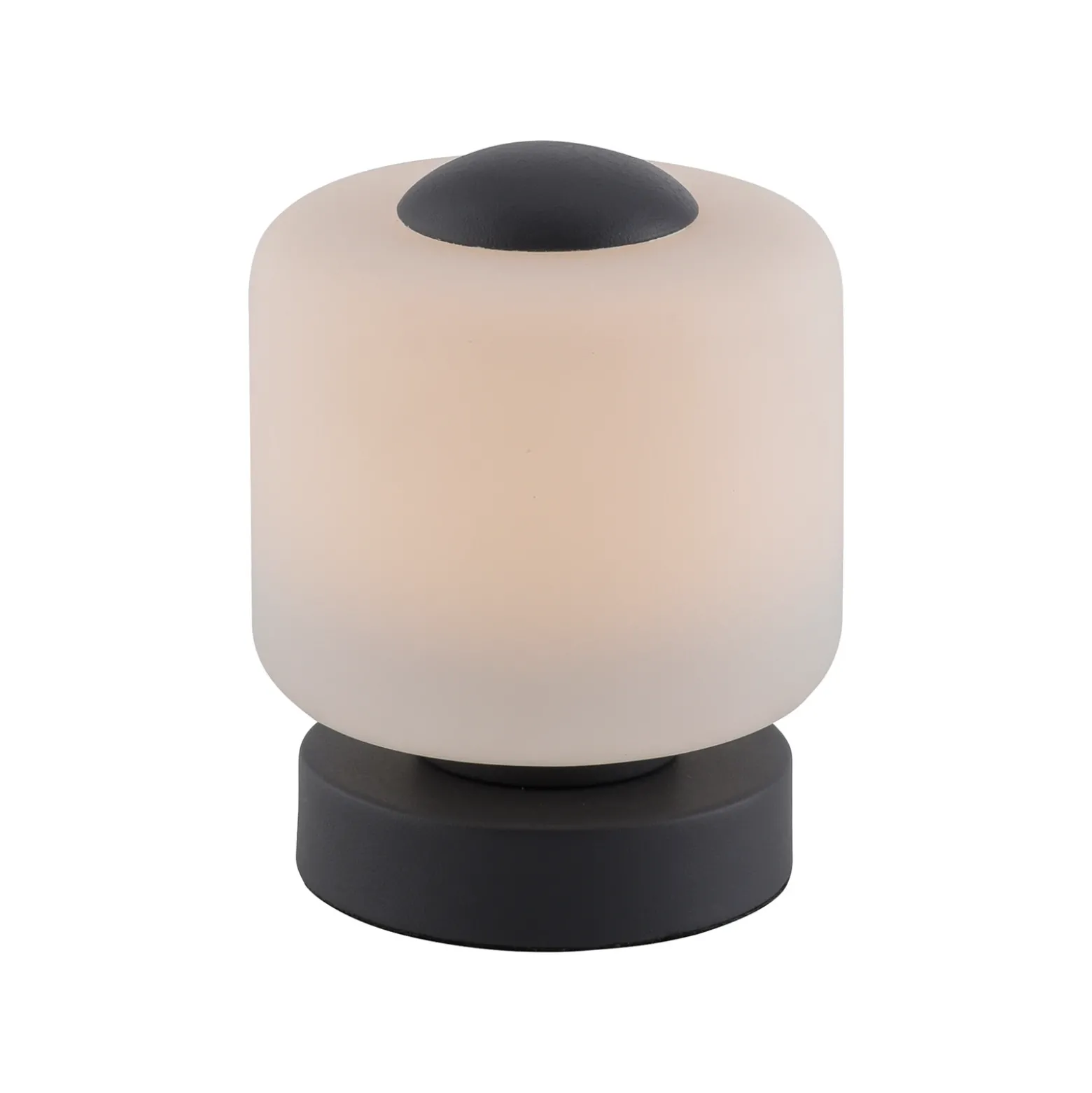 Paul Neuhaus Lámpara de mesa LED Bota, antracita, cristal, atenuable