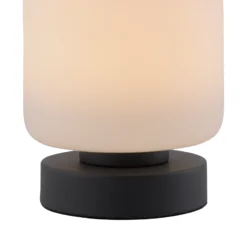 Paul Neuhaus Lámpara de mesa LED Bota, antracita, cristal, atenuable