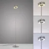 Paul Neuhaus Lámpara de pie LED inteligente Q-Rotate aluminio 140 cm