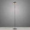 Paul Neuhaus Lámpara de pie LED inteligente Q-Rotate marrón oscuro 140 cm