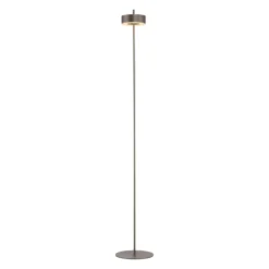 Paul Neuhaus Lámpara de pie LED inteligente Q-Rotate marrón oscuro 140 cm