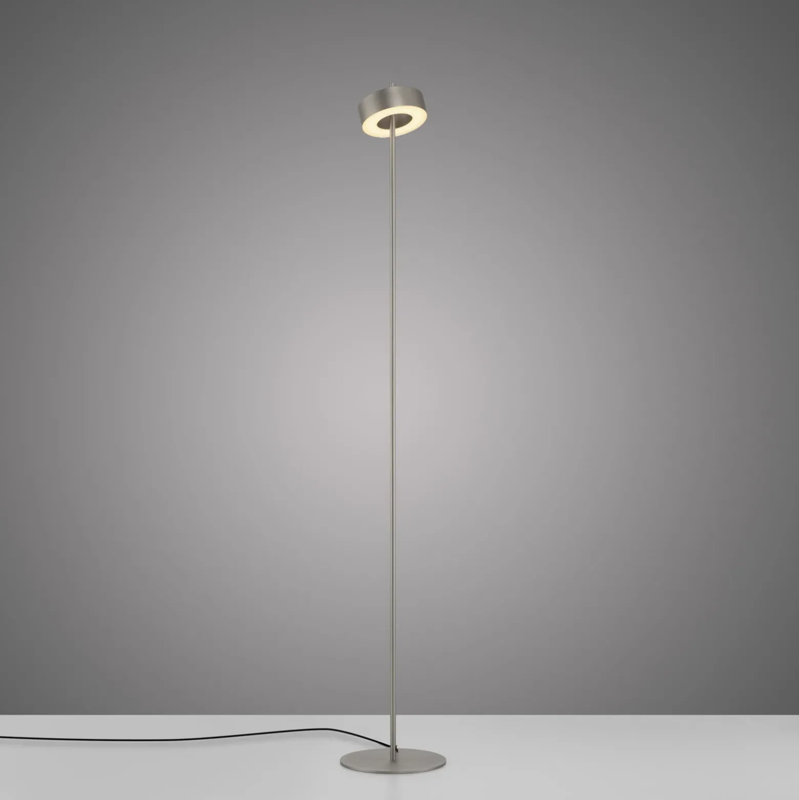 Paul Neuhaus Lámpara de pie LED inteligente Q-Rotate aluminio 140 cm
