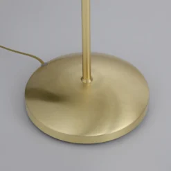 Paul Neuhaus lámpara de pie Pino, latón, 163 cm, atenuable, G9