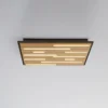 Paul Neuhaus Lámpara de techo SMART+ Q-Acoustic de madera 62 x 62 cm