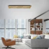 Paul Neuhaus Lámpara de techo SMART+ Q-Acoustic madera 115 x 31cm