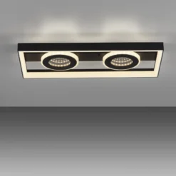 Paul Neuhaus Lámpara LED de techo Traforo, 45 cm, CCT, atenuable