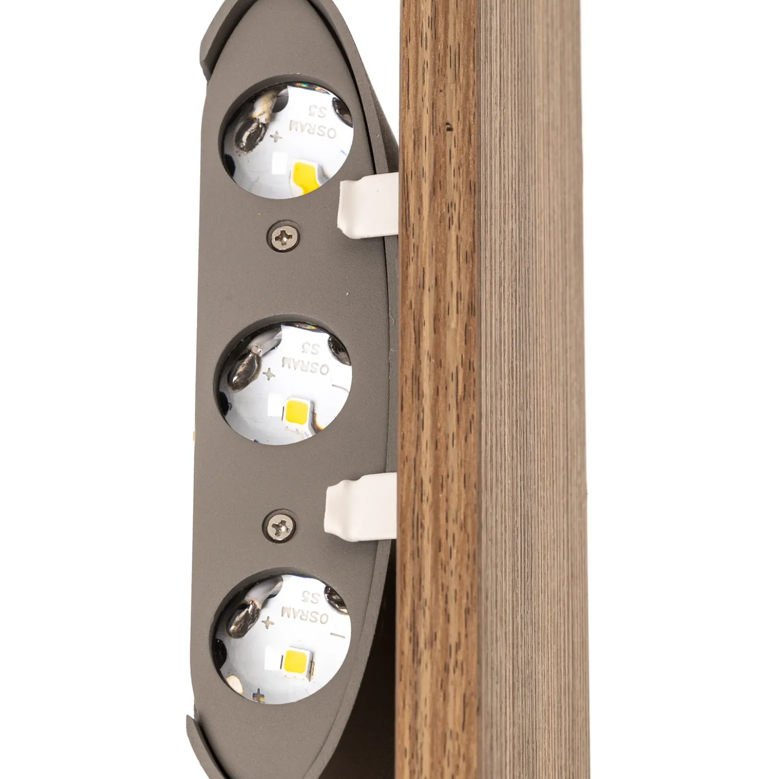 Paul Neuhaus Palma aplique de pared LED madera 32 cm