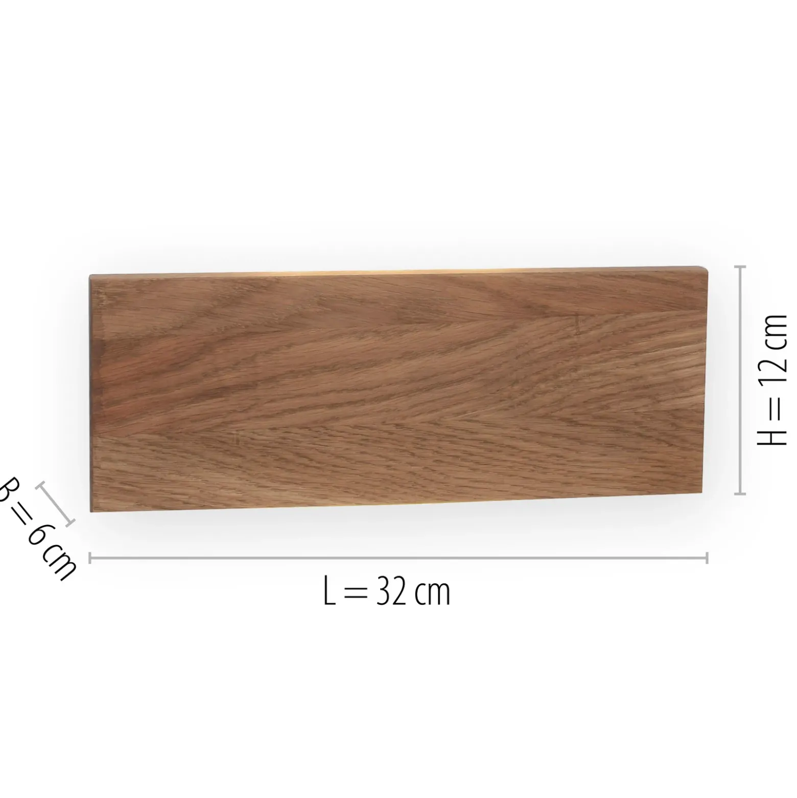 Paul Neuhaus Palma aplique de pared LED madera 32 cm
