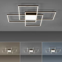 Paul Neuhaus Q-ASMIN plafón LED, 80 x 80 cm