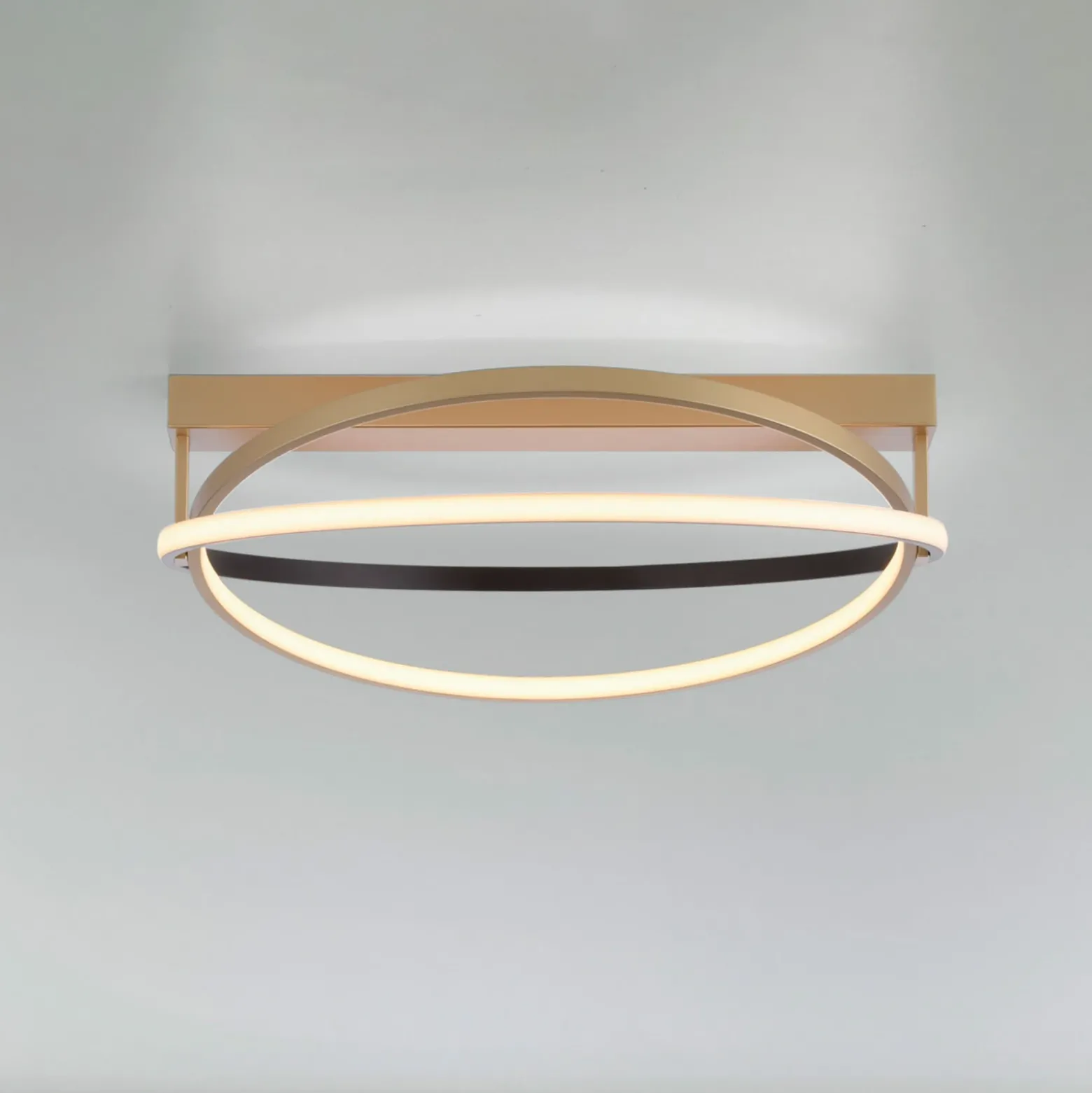 Paul Neuhaus Q-Beluga plafón LED, latón
