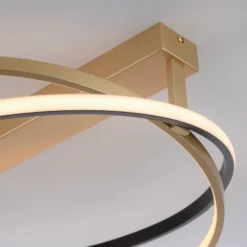 Paul Neuhaus Q-Beluga plafón LED, latón