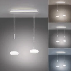 Paul Neuhaus Q-ETIENNE colgante LED, 2 luces
